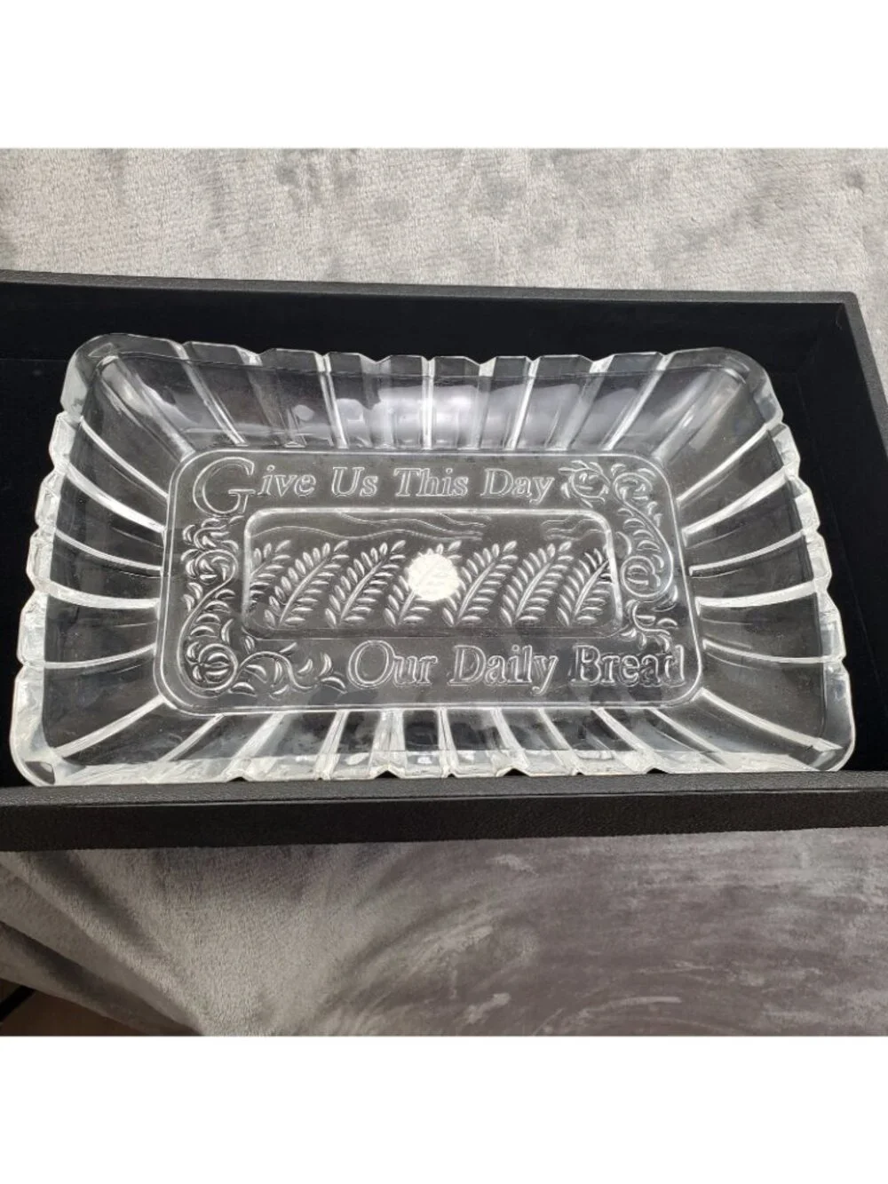 Alexandria Crystal Bread Tray 11” x 6.75
